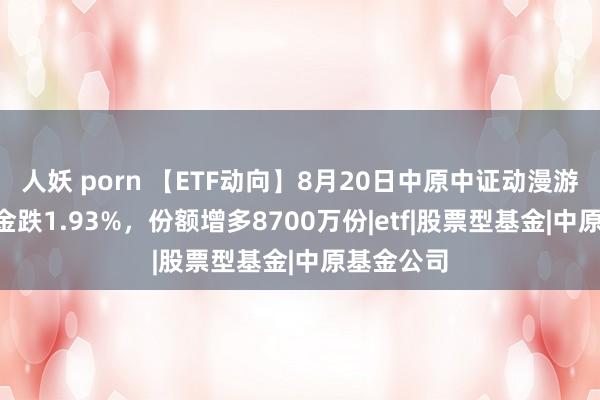 人妖 porn 【ETF动向】8月20日中原中证动漫游戏ETF基金跌1.93%，份额增多8700万份|etf|股票型基金|中原基金公司