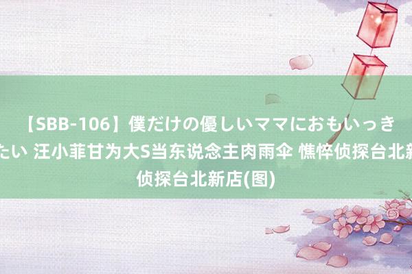 【SBB-106】僕だけの優しいママにおもいっきり甘えたい 汪小菲甘为大S当东说念主肉雨伞 憔悴侦探台北新店(图)